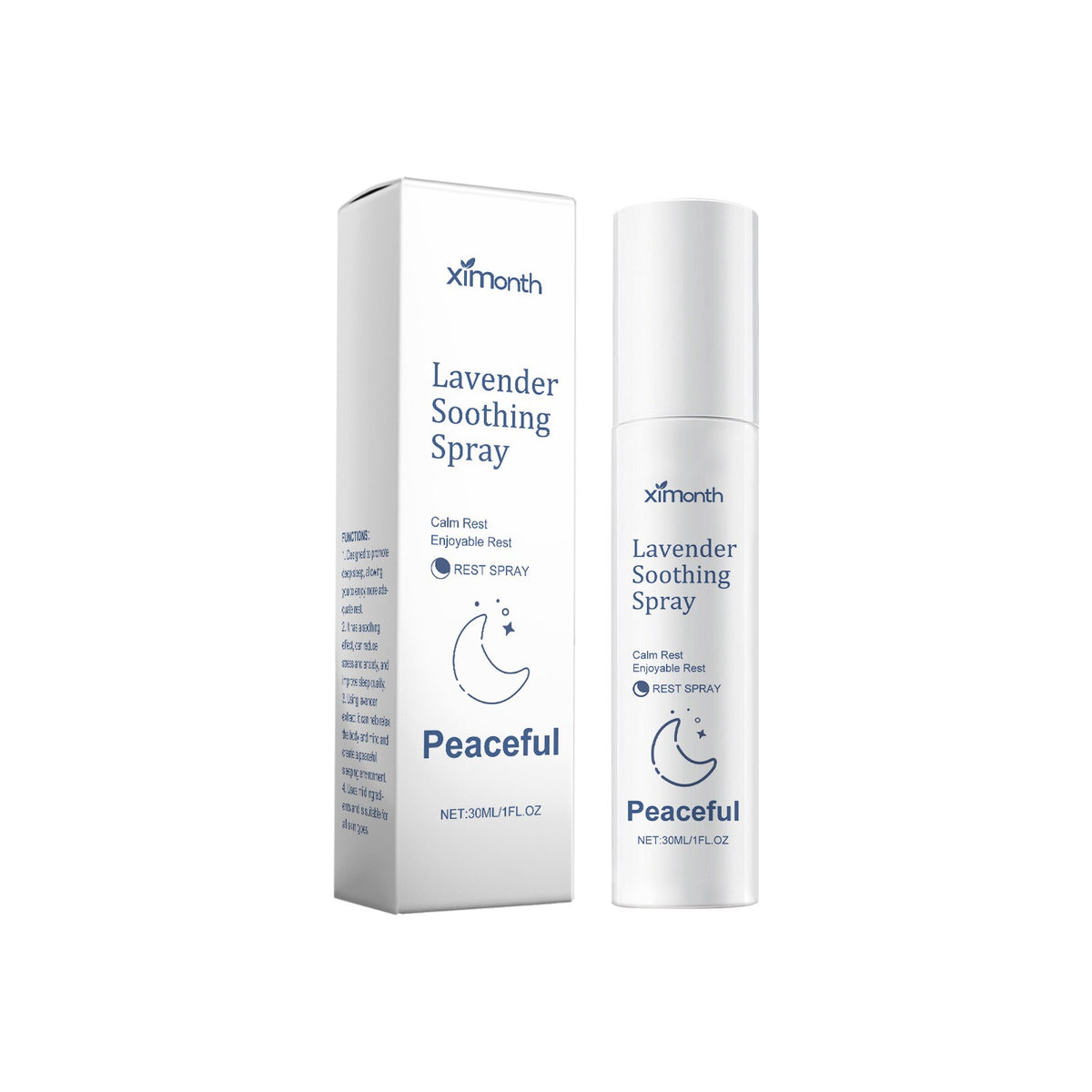 SleepWell Mist lavender pillow spray, 30ml bottle and box